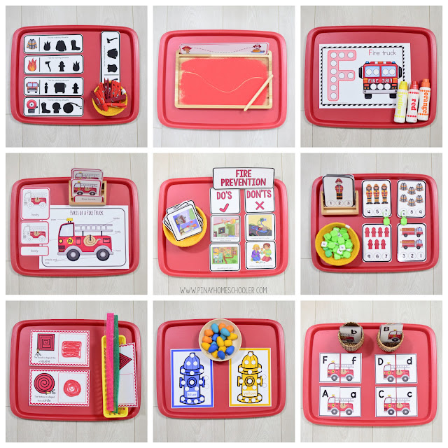 Fire Safety and Prevention Week Learning Trays