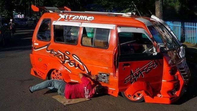 Gambar contoh modif mobil angkot futura carry bogor 