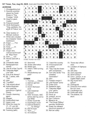 Times Crossword Puzzles on Printable La Times Daily Crossword Puzzles   Under Construction