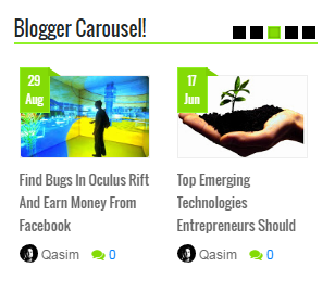 Responsive Blogger Carousel For Blogspot Blogs