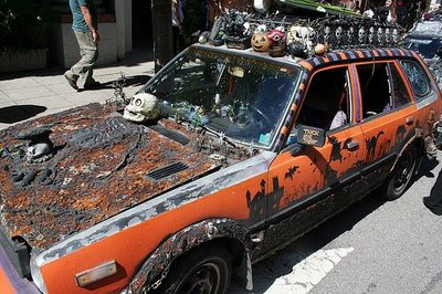 halloween celebration, Halloween, spooky costumes, Halloween cars