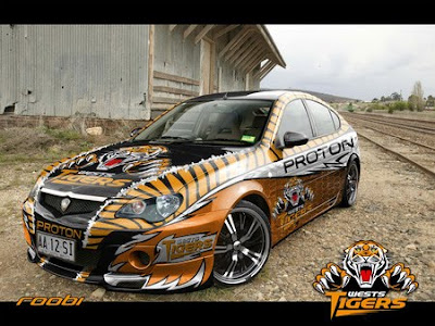 Proton Gen2 Car Airbrush Designs