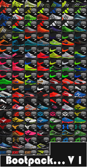 Pack of (81) Boots Pes 13 - V1 Full HD by Enzo-Pes
