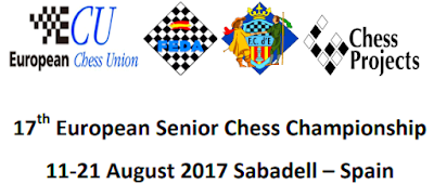Cartel de XVII European Senior Chess Championship
