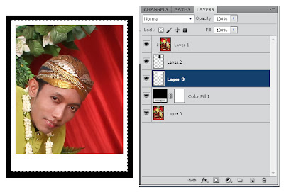 Tutorial Membuat Effect Polaroid Photomontage Dengan Photoshop