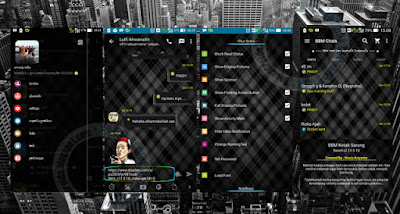 BBM Mod Thema Black Linier V2.11.0.18 Apk