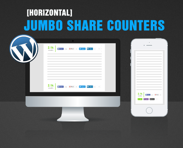 JumboShare Counters Plugin For WordPress