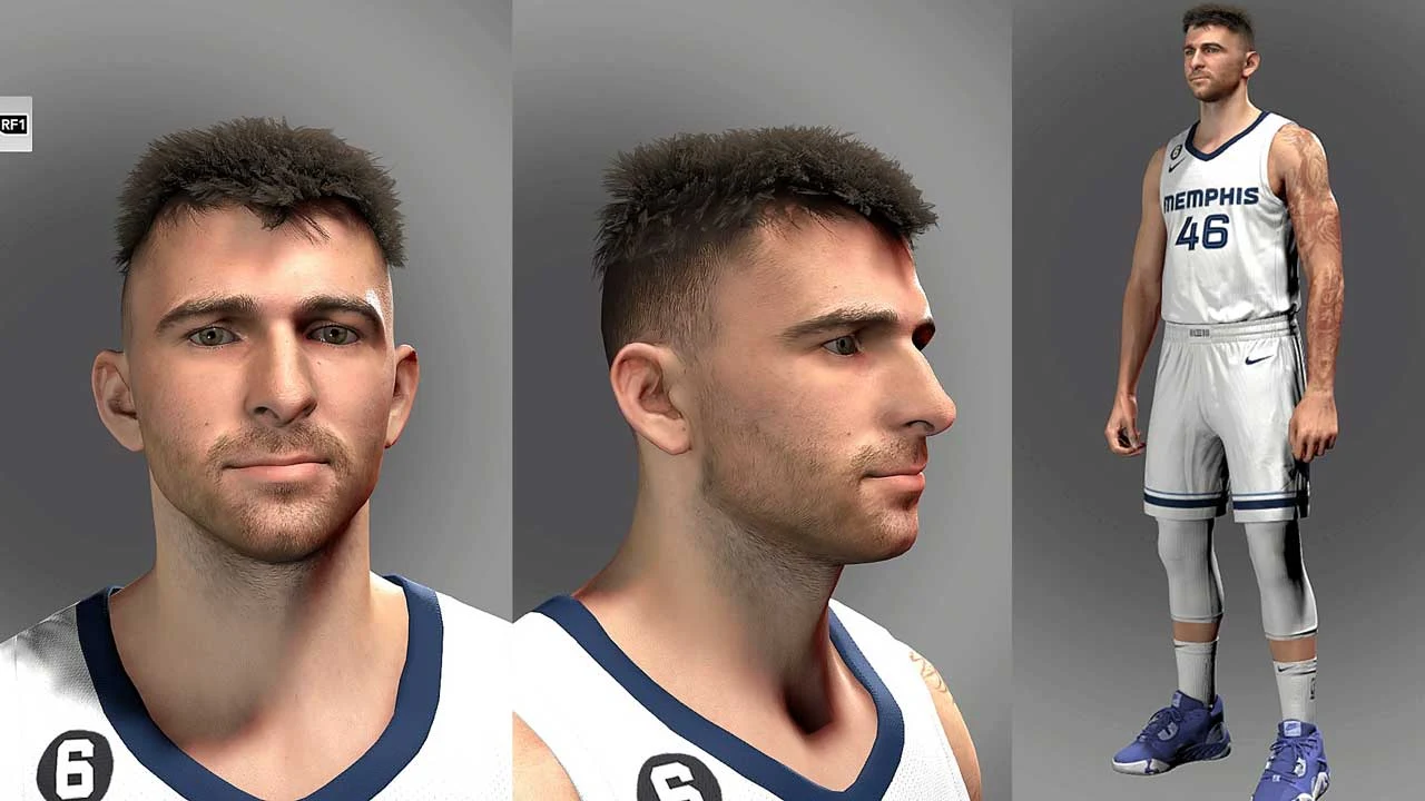 NBA 2K23 John Konchar Cyberface & Body Update