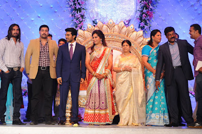 Ram Charan Wedding Reception Stills function pics