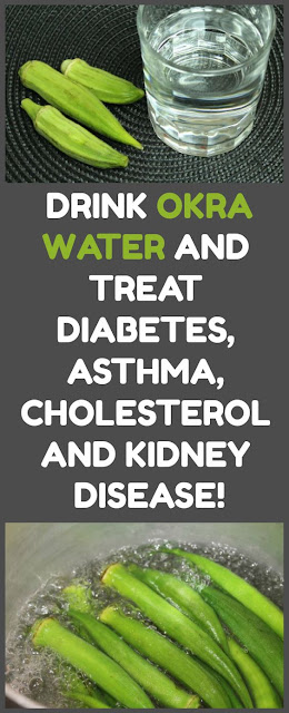 DRINK OKRA WATER AND TREAT DIABETES, ASTHMA, CHOLESTEROL AND KIDNEY DISEASE!