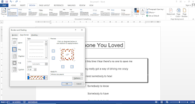 cara membuat border di microsoft word