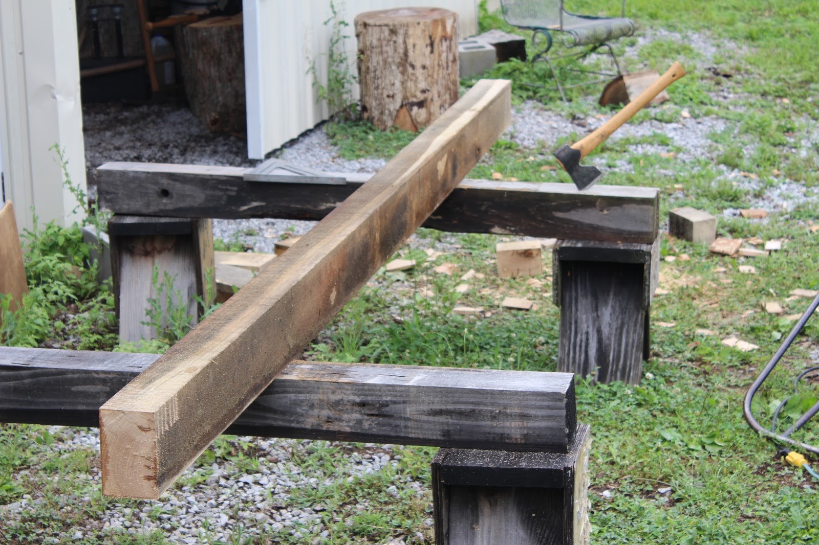 timber frame shed