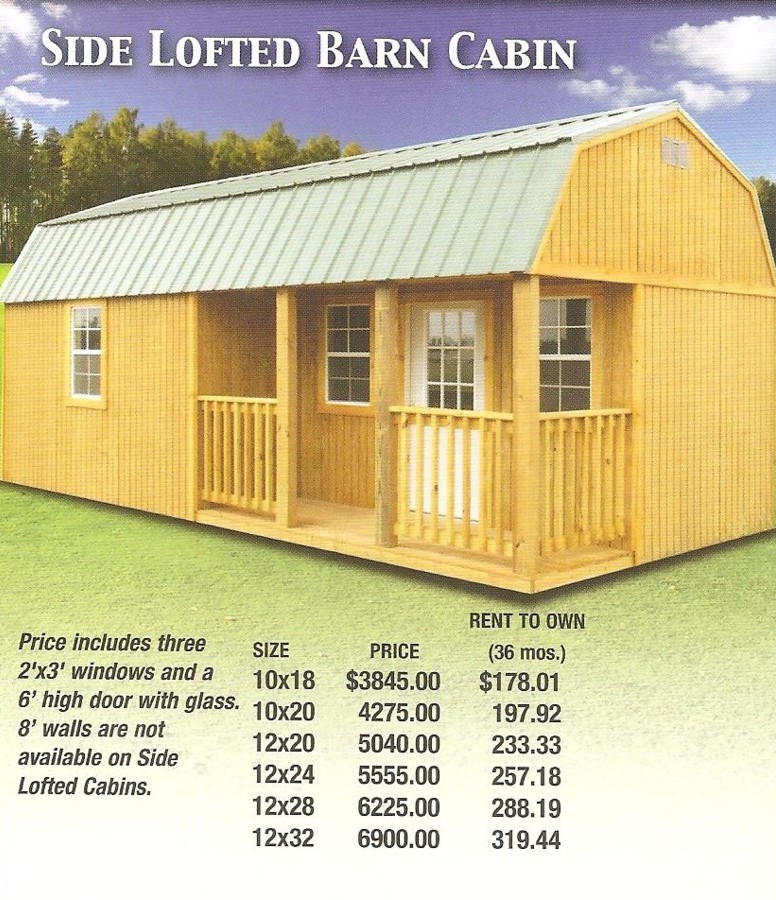 t rent Derksen Portable Building Prices | 776 x 900