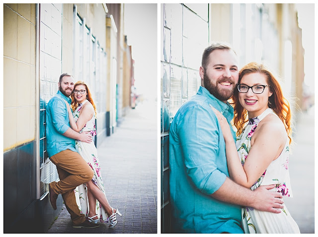 engagement photos downtown Terre Haute