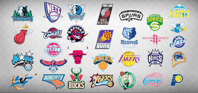 All Team-Logos in the NBA.
