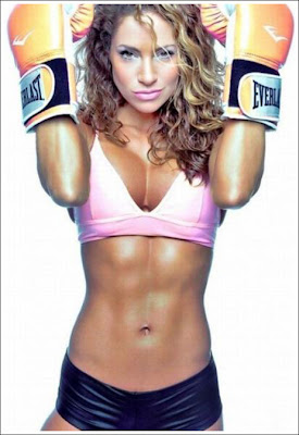 cool boxer girl models fine art wallpaper