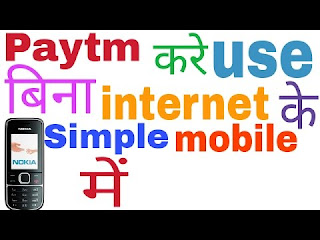How to Use Paytm Without Internet & Smartphone (Hindi)