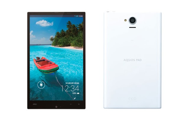 KDDI、7インチ端末ながら狭額縁設計で持ちやすいAQUOS PAD SHT22を2月26日発売へ