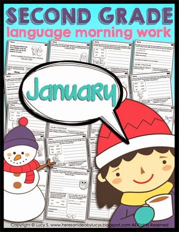  Second Grade Language Morning Work: January