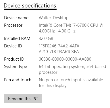 How to Check Information About Your PC