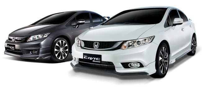 Honda Civic 2.0 EL MUGEN and Civic 1.8 E Modulo