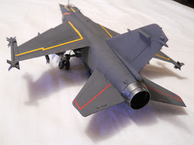 model of a mirage F1C in scale 1:48 of Italeri