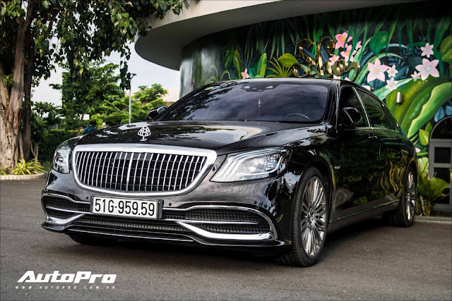 Cận cảnh Mercedes Maybach S450 giá hơn 7 tỷ đồng mới tậu của trưởng đoàn Car Passion 2019