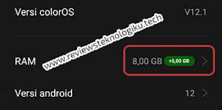 ram hp oppo berhasil ditambah