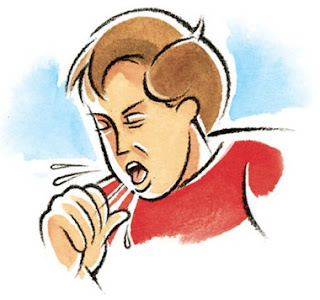 Cartoon Of Someone Coughing