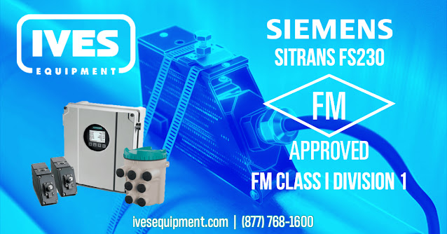 The SITRANS FS230 clamp-on industrial ultrasonic flow measurement system now boasts FM (Factory Mutual) Class I Division 1