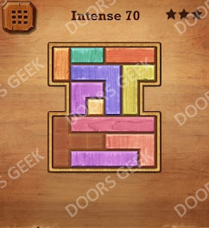 Cheats, Solutions, Walkthrough for Wood Block Puzzle Intense Level 70