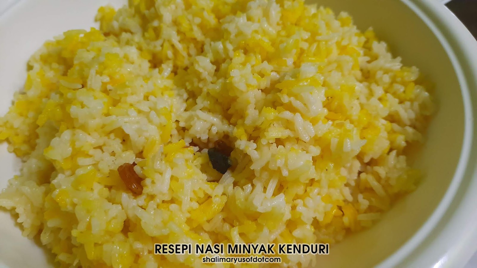 Resepi Nasi Minyak Mudah & Cepat Rasa Macam Nasi Minyak 