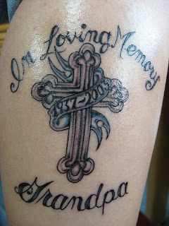 funny cross Cool Tattoos Design