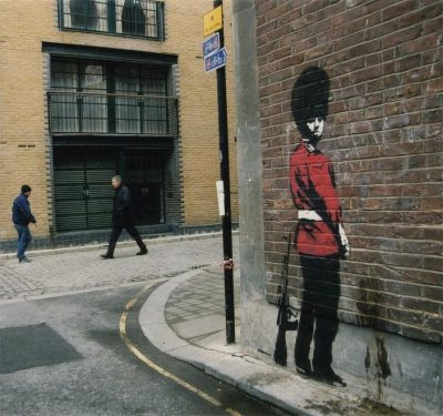 banksy graffiti. anksy graffiti