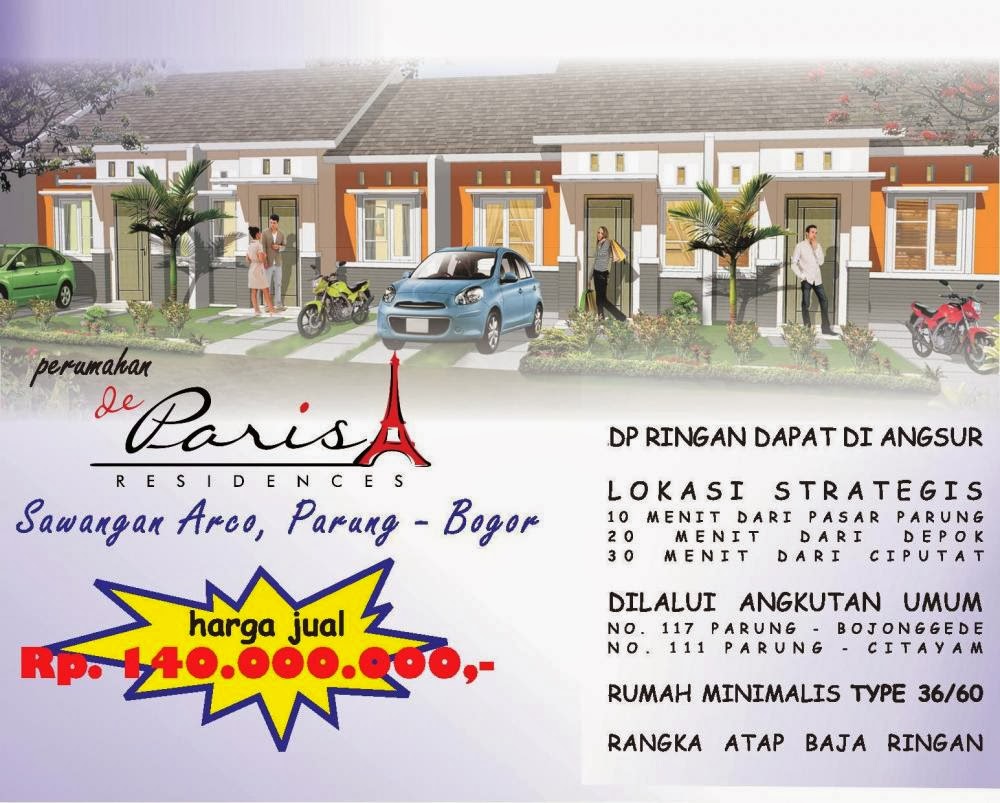 Perumahan De Paris Residences Parung Bogor