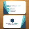 Business Card Template Ai - Business Card Template Ai By Creativetuts On Deviantart : Modern blue geometric style business card vector illustration.