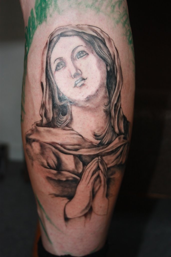 mary tattoos. Virgin Mary tattoo (first
