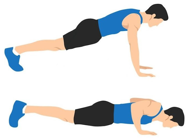 Como hacer ejercicios de Flexiones excéntricas