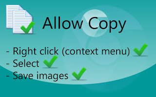 allow copy طريقة النسخ من المواقع التي تمنع النسخ