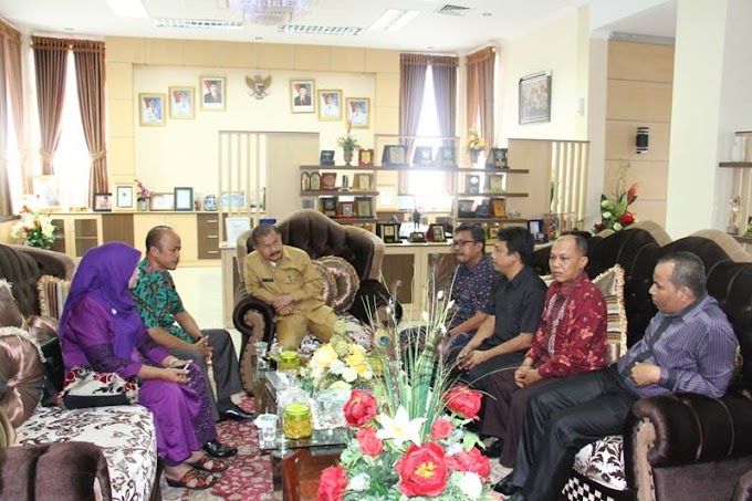 Ketua PKDP Pekanbaru Terpilih Agusman Sikumbang Bersilaturahmi Dengan Bupati Padang Pariaman Ali Mukhni.