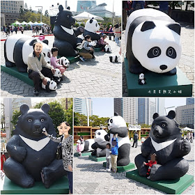 11 紙貓熊 1600貓熊之旅-台北 0224 台北市政府廣場展覽
