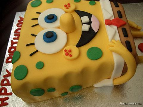 Spongebob on Fun Cake  Spongebob Cake Rp 200 000