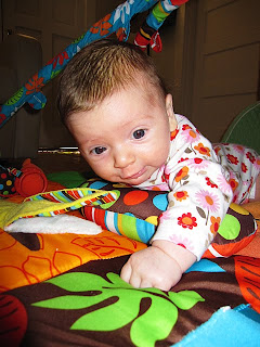 Tummy time is not fun anymore!!! Get me out of here!!!