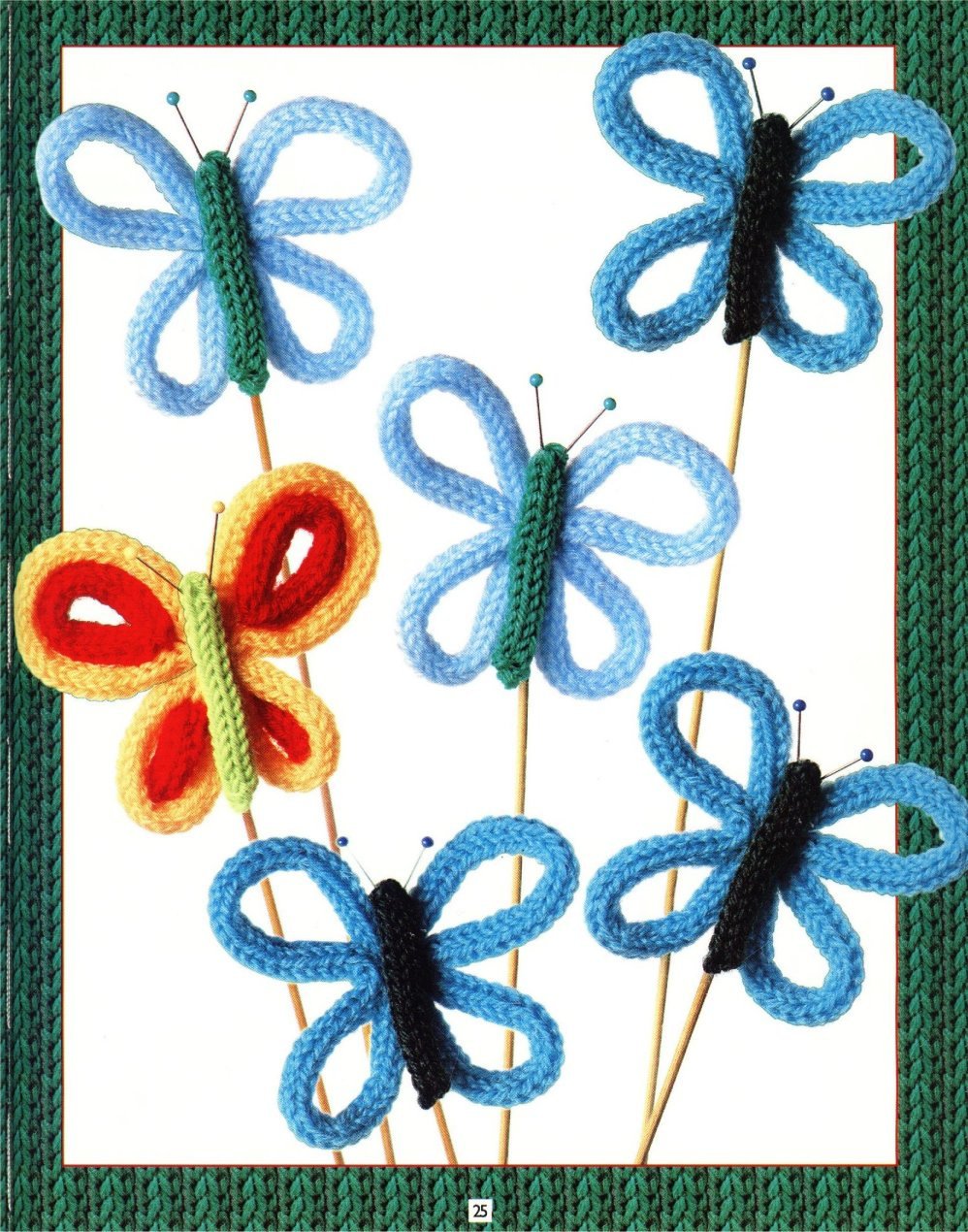 borboletas em crochet