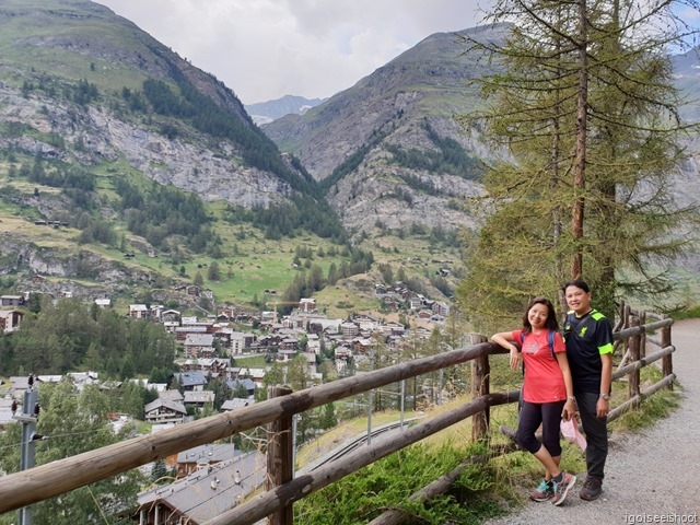 Hiking the AHV Weg trail in Zermatt