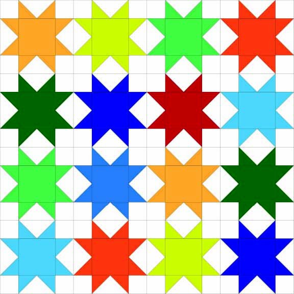 Variable Star Quilt Block Tutorial