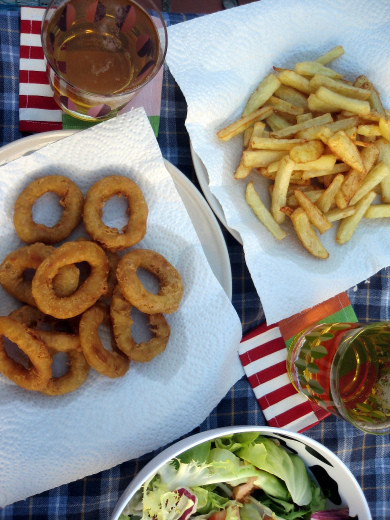 イカリングフライ、ローマ風/Calamares a la Romana