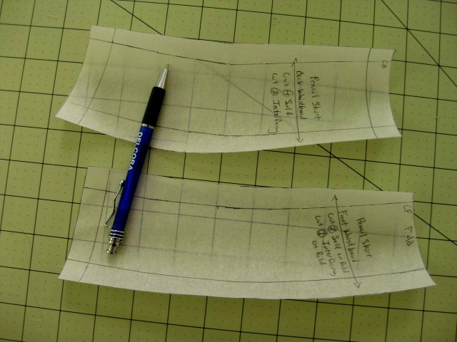Handmade By Heather B: Pattern Drafting 101 - Curved Waistbands