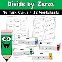  Divide by Zeros Task Cards