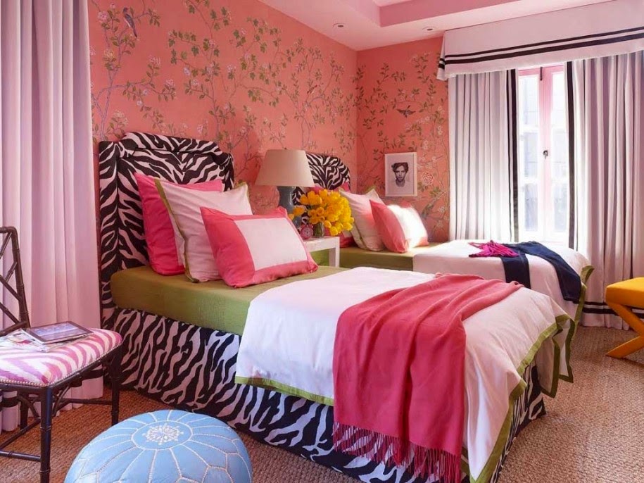 Inspirasi Wallpaper Merah Muda Untuk Ruangan  Yang Indah 